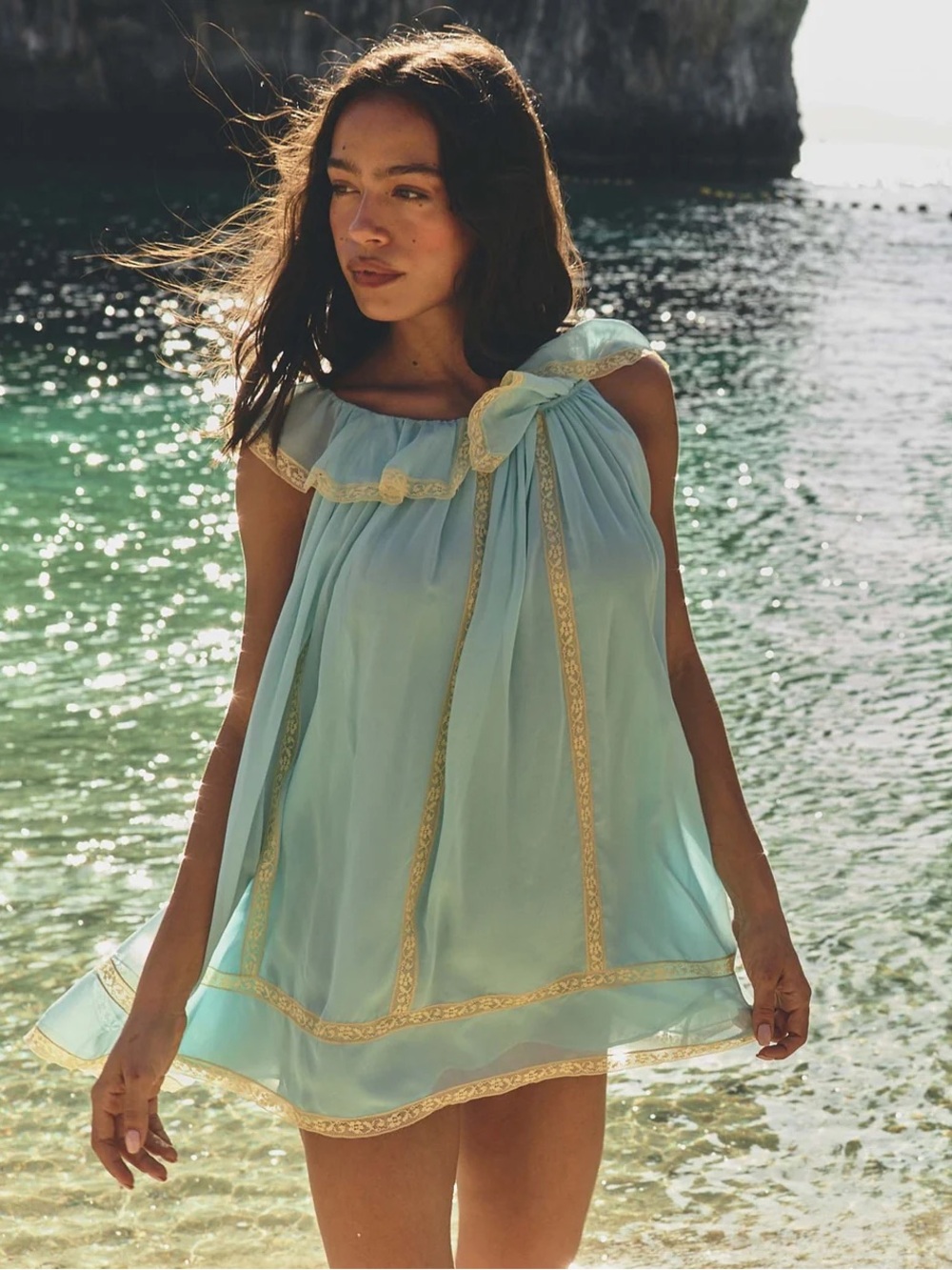 DOEN Suzette babydoll dress